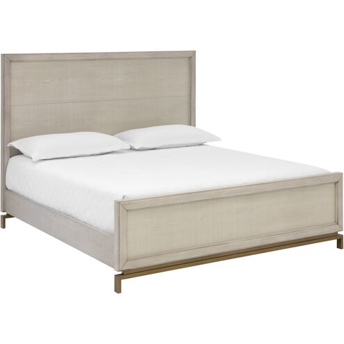 Valencia Taupe / Brass Bed, King